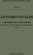 Concerti Per Vl., Archi E B.C.: Per 3 Vl In La 'Per Eco' Rv 552 F I, 139 - T 319 Opere Strumentali Di A. Vivaldi (Malipiero)