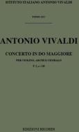 Concerti Per Vl., Archi E B.C.: In Do Rv 172 F I, 140 - T 322 Opere Strumentali Di A. Vivaldi (Malipiero)