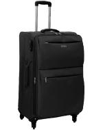Trolley in tessuto nero cm 76x45x30 (26975)