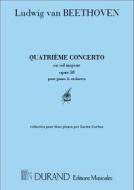 Concerto N. 4 En Sol Majeur Op. 58 Reduction Pour 2 Pianos Par L. Garban Partie De Piano 1 + Partie De Piano 2 (= Reduction)