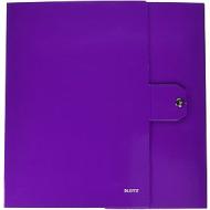 Scatola porta documenti chiusura a bottone 35x25x10 viola