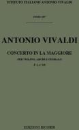 Concerti Per Vl., Archi E B.C.: In La Rv 341 F I, 148 - T 330 Opere Strumentali Di A. Vivaldi (Malipiero)
