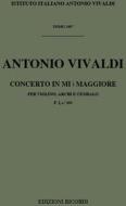 Concerti Per Vl., Archi E B.C.: In Mi Bem. Rv 252 F I, 164 - T 349 Opere Strumentali Di A. Vivaldi (Malipiero)