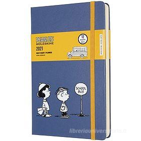 Moleskine 12 mesi - Agenda giornaliera Limited Edition Peanuts blu - Large  copertina rigida 2021: Giornaliere di Moleskine