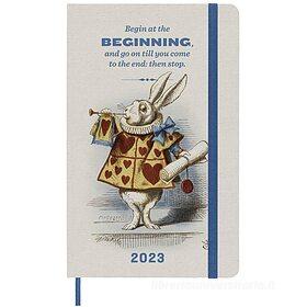 Moleskine 12 mesi - Agenda settimanale Limited Edition Alice in Wonderland  Rabbit - Large copertina rigida 2023: Settimanali di Moleskine