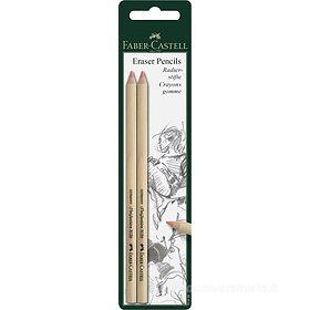 Confezione 2 matite con anima in gomma Perfection: Gomme di Faber-Castell