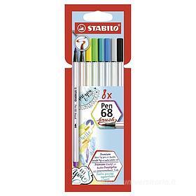 Brush Pen Lettering 24 Colori Pennarelli Doppia Punta Fine E Punta Pennello,  Pen