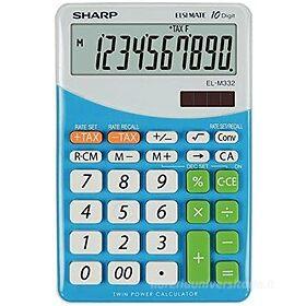 Calcolatrice tascabile ELM332BBL: Tascabili di Sharp