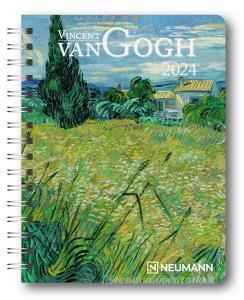 Agenda settimanale spiralata 2024 Vincent van Gogh Diary cm 16,5x21,6: Diari  e agende di Neumann