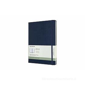 Copertina Rigida Formato X-Large Moleskine 8058647628547 Agenda 18 Mesi 2019//2020 Blu Zaffiro