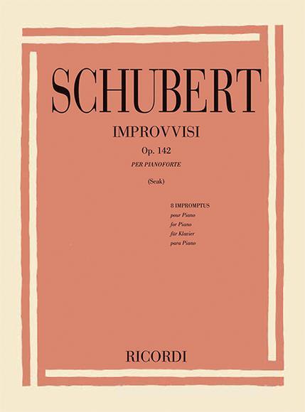 Improvvisi D. 935 (Op. 142) Ed. P. Seak - Per Pianoforte Collezione E.R. - Classica E Didattica - Spartito