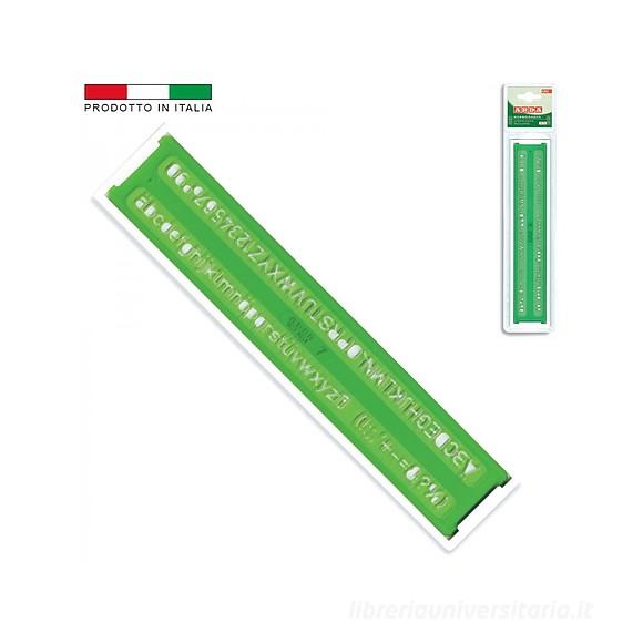 Normografo altezza caratteri 7 mm