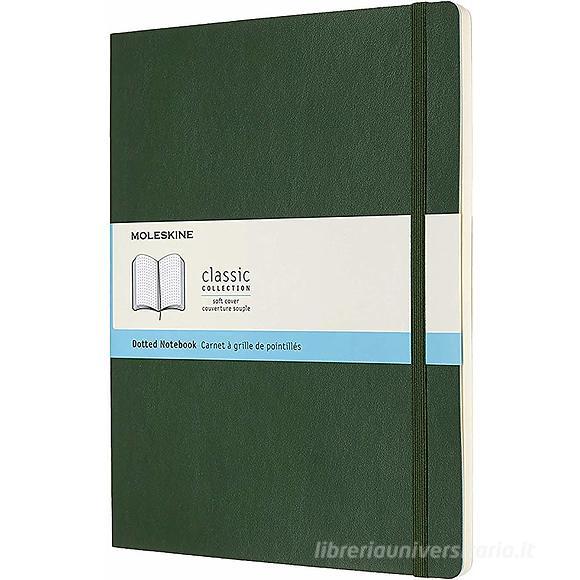 Moleskine - Taccuino Classic pagine a puntini verde - Extra Large copertina morbida