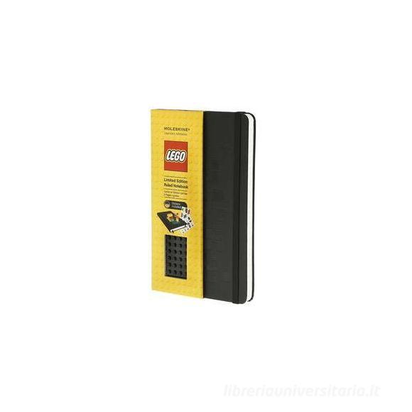 Moleskine taccuino a righe large. Lego black brick. Limited edition.