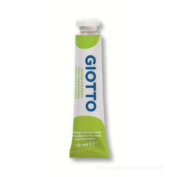 Tempera Giotto tubo ml 12 verde cinabro