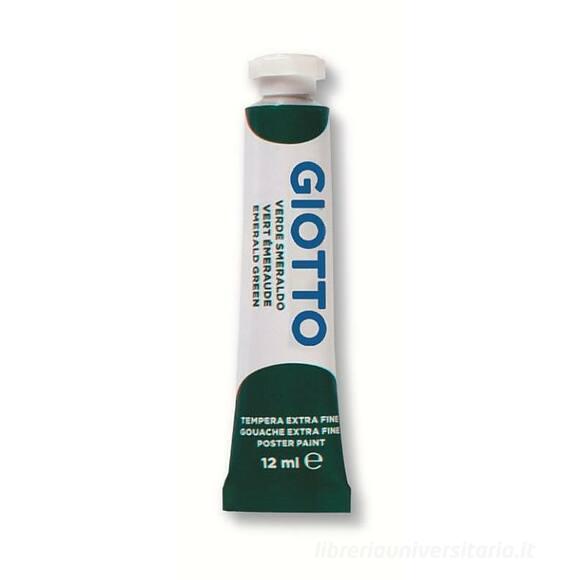 Tempera Giotto tubo ml 12 verde smeraldo