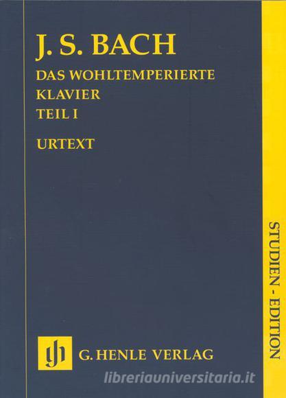 Clavicembalo Ben Temperato Vol.  1  (Urtext) Studien Edition Formato Studio Ridotto