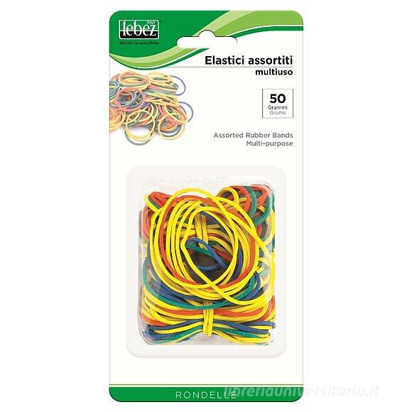 Blister elastici 50 grammi forme e colori assortiti