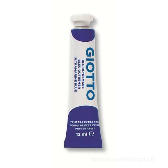 Tempera Giotto tubo ml 12 blu oltremare