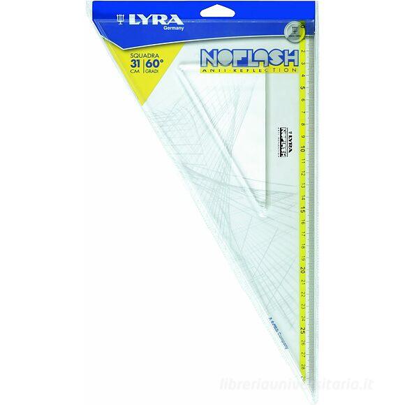 Squadra 60 gradi Lyra Noflash cm 31