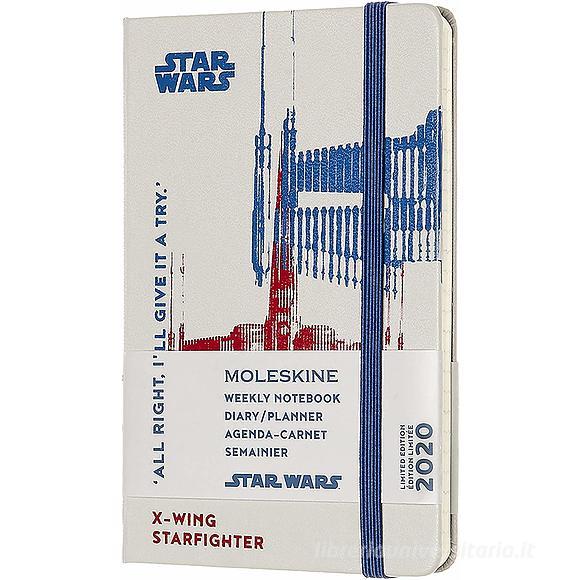 Moleskine 12 mesi - Agenda settimanale Limited Edition Star Wars X-Wing - Pocket copertina rigida 2020