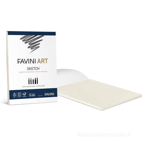 Blocco collato da disegno 40 fogli formato A4 Art Sketch 90 gr