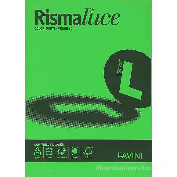 Risma Luce 300 fogli formato A4 90 gr verde