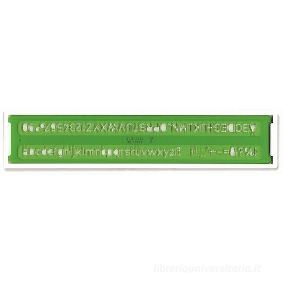 Normografo altezza caratteri 3,5 mm