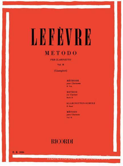 Metodo Per Clarinetto - Vol. 2 Ed. A. Giampieri