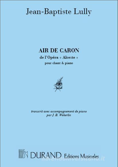 Air De Caron Cht/Piano