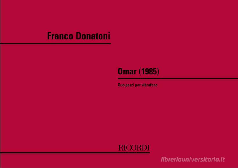 Omar 2 Pezzi Per Vibrafono (1985)