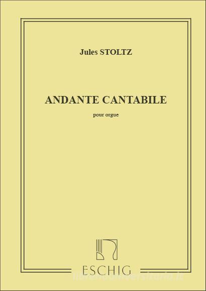 Andante Cantabile Pour Orgue Partition