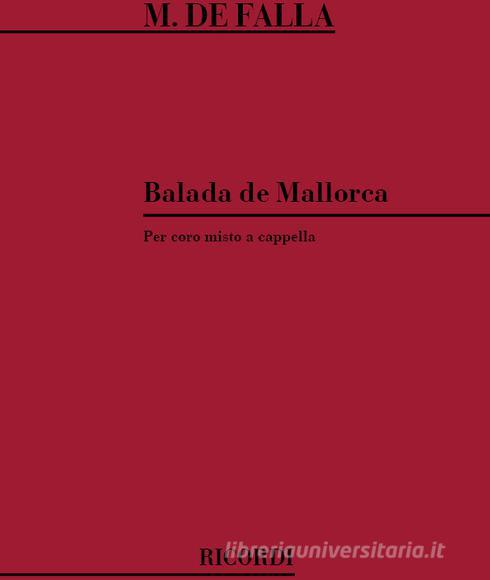 Balada De Mallorca Per Coro Misto A Cappella