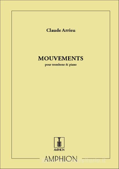 Mouvements Pour Trombone Et Piano Partition + Partie