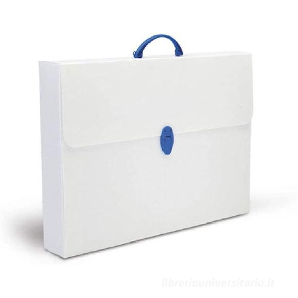 Valigetta quadra polionda cm 27x38x5 bianco