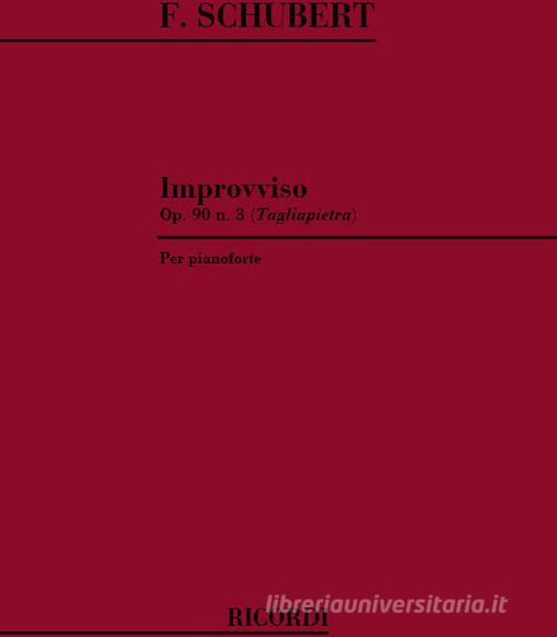 Improvvisi Op. 90 D. 899: N. 3 Per Pianoforte