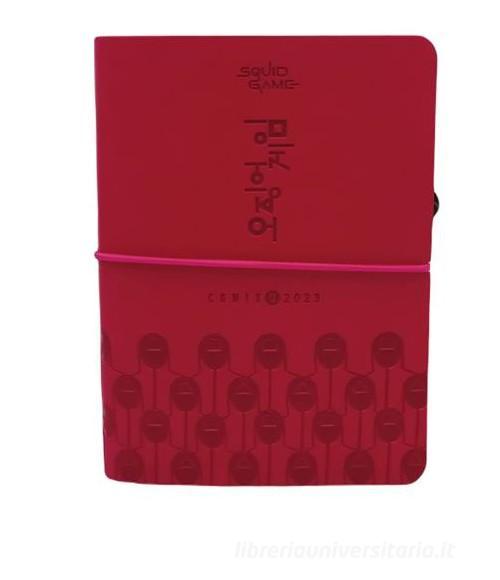 Comix U Day Mini Agenda 2022-2023 giornaliera 16 mesi. Special Edition Squid Game. Fucsia