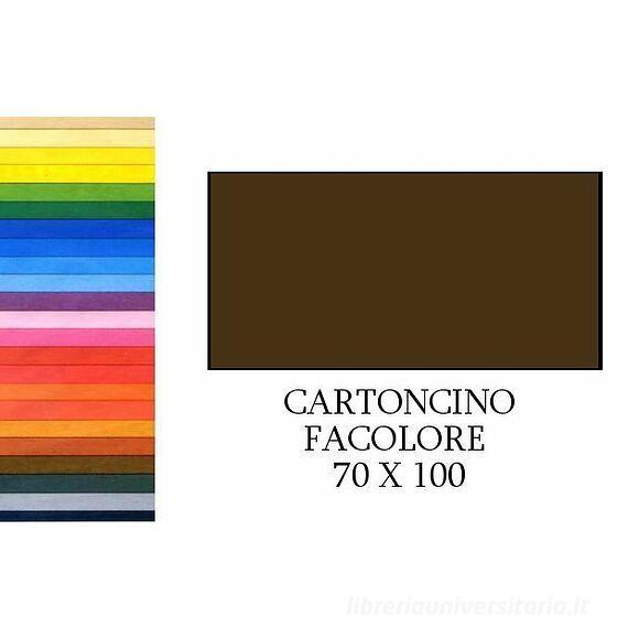 Cartoncino Fabriano Colore 70x100 cm 200 g conf. 10 fogli ferro