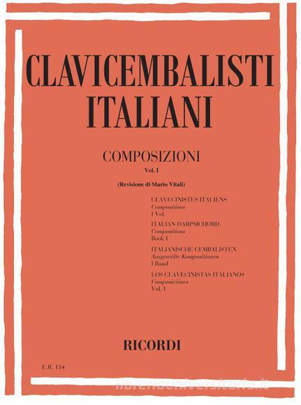 Clavicembalisti Italiani - Volume I Ed. M. Vitali Spartito