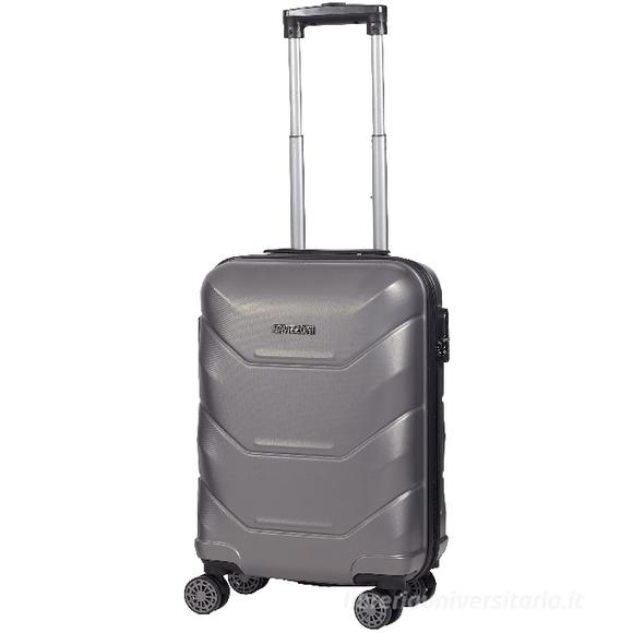 Trolley cabina rigido grigio cm 55x40x20 (78155)