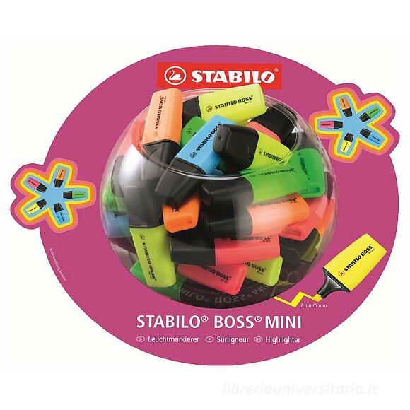 Confezione 50 evidenziatori Stabilo Boss Mini