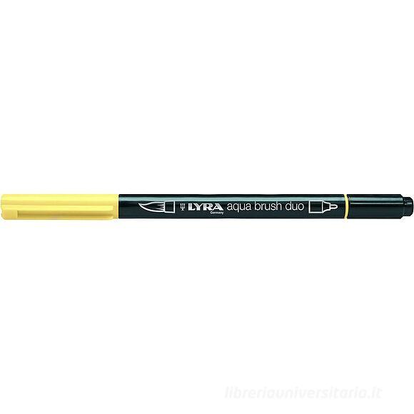 Pennarello acquerellabile Lyra Aqua Brush Duo crema