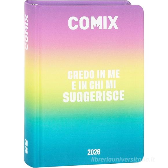 Comix 2025-2026. Agenda 16 mesi standard. Sunrise Sky