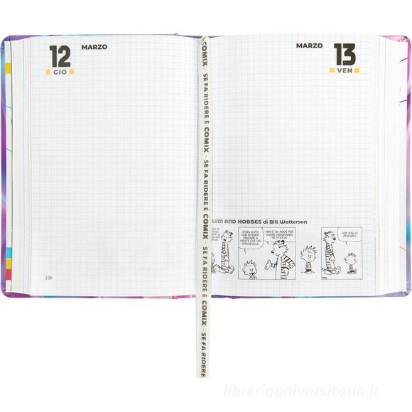 Comix 2025-2026. Agenda 16 mesi standard. Silky Wave