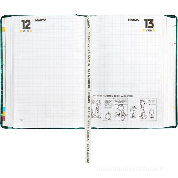 Comix 2025-2026. Agenda 16 mesi standard. Electric Green