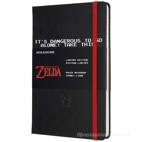 Moleskine - Taccuino a righe The Legend of Zelda nero - Large copertina rigida