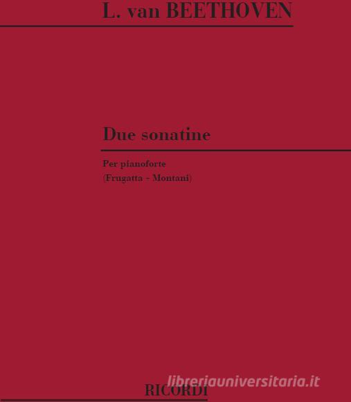 2 Sonatine Per Pianoforte Spartito