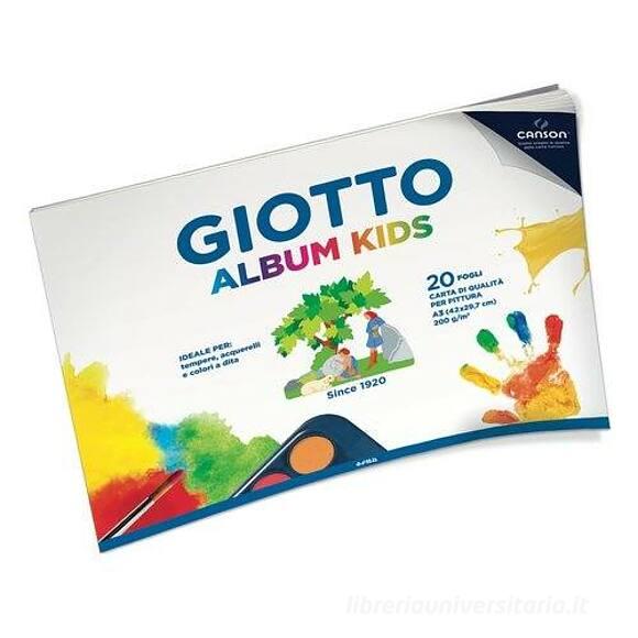 Album da disegno Giotto Kids 20 fogli 200 grammi formato A3