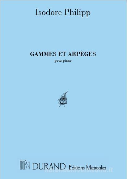 Gammes Et Arpeges Pour Piano Methode