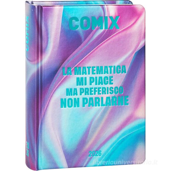 Comix 2025-2026. Agenda 16 mesi mini. Silky Wave